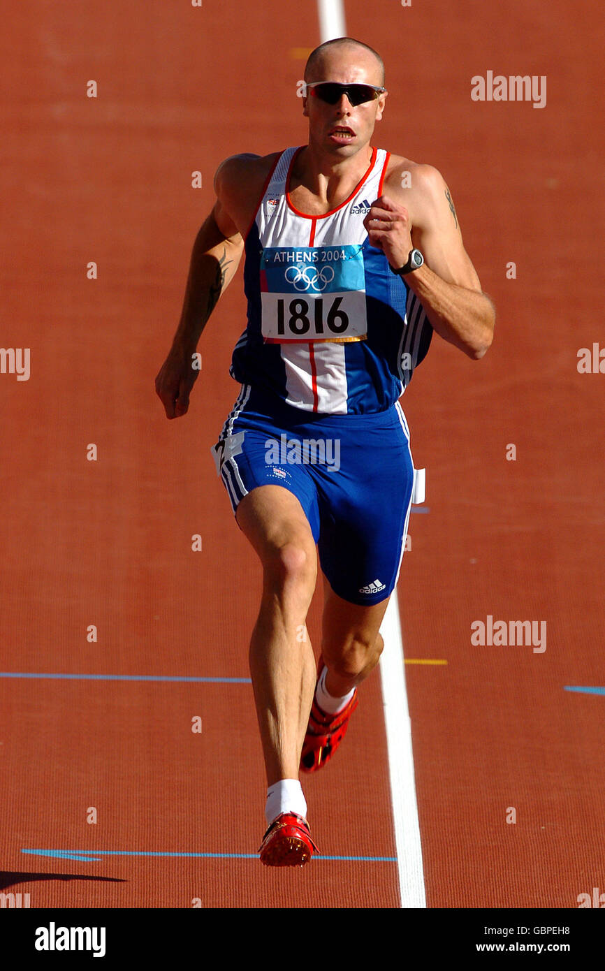 Athletics Athens Olympic Games 2004 Men's Decathlon 100m Heat