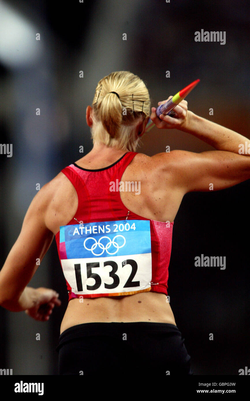 Athletics Athens Olympic Games 2004 Women's Javelin Throw