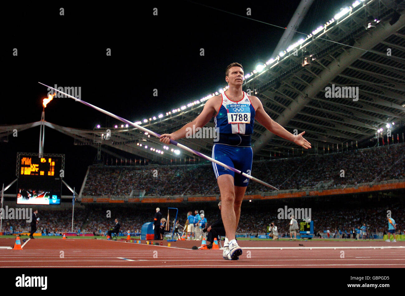 Athletics Athens Olympic Games 2004 Men's Javelin Throw