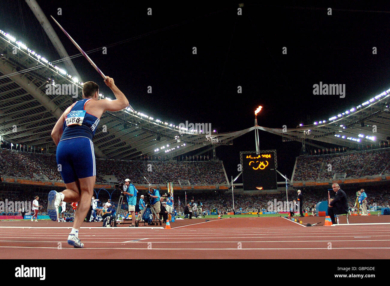 Athletics Athens Olympic Games 2004 Men's Javelin Throw