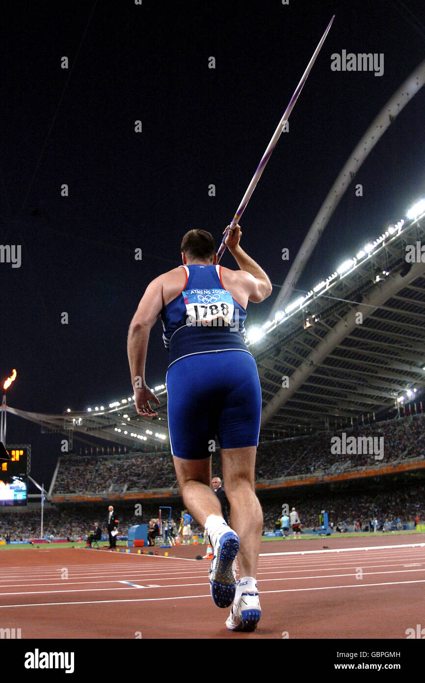 Athletics olympic games 2004 mens javelin throw qualification group hi