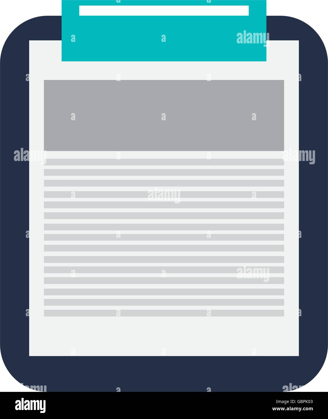 clipboard with paper icon Stock Vector Image & Art - Alamy