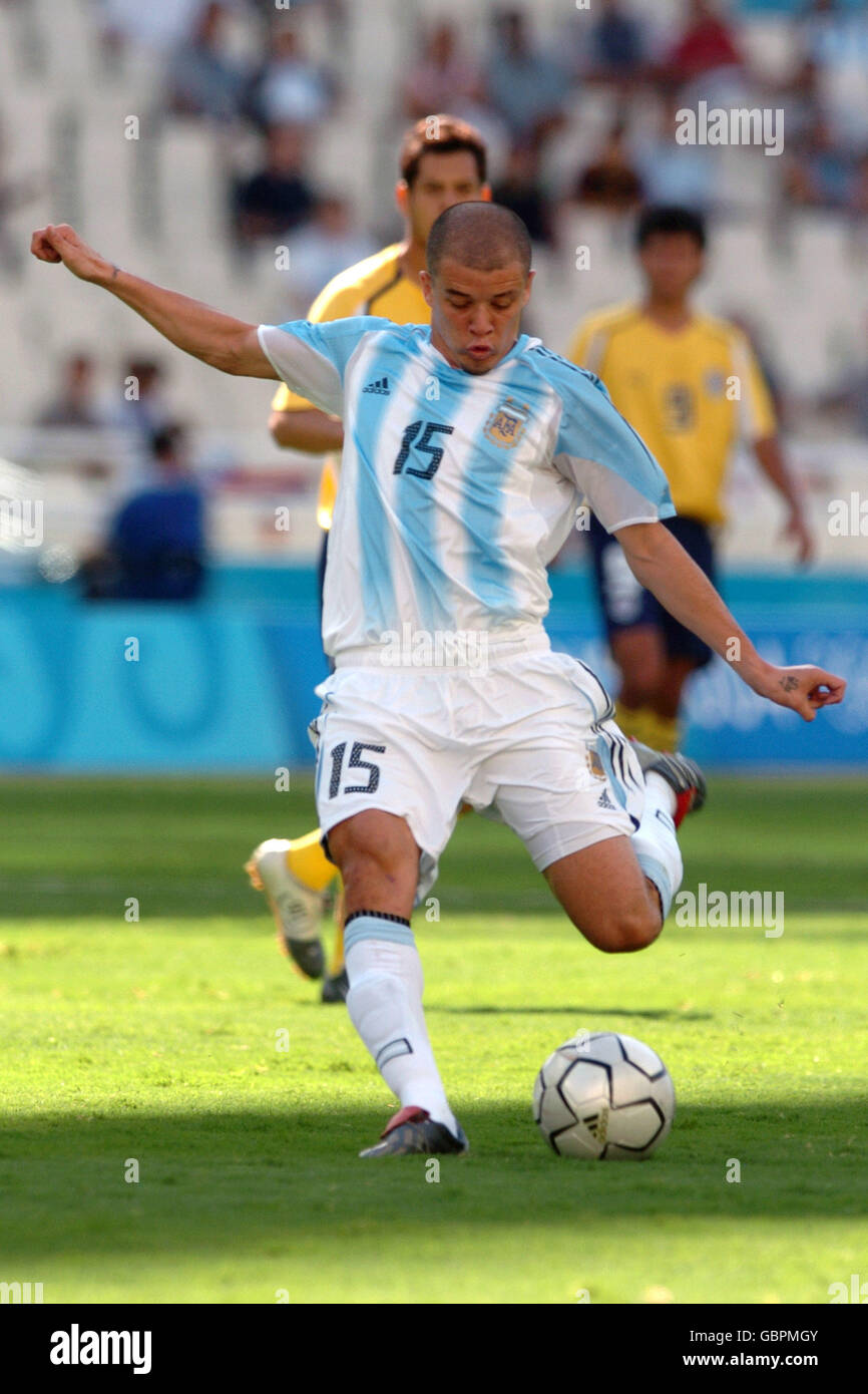 Soccer Athens Olympic Games 2004 Men's Final Argentina v Paraguay