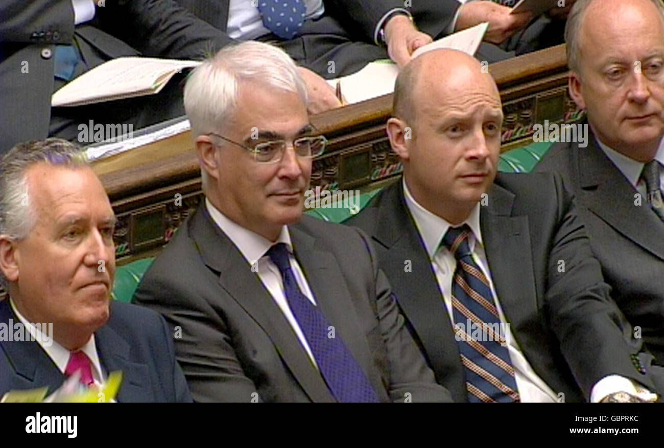 Left Right Labour Front Bench Mps Peter Hain Stock Photos Left
