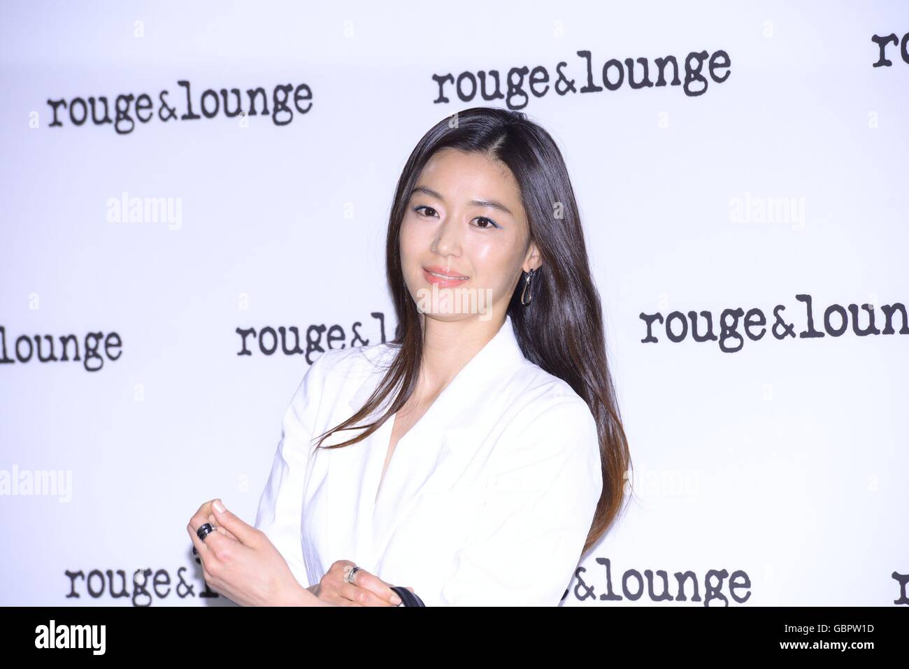 Seoul, Korea. 06th July, 2016. Jun Ji-hyun promotes for rouge&lounge in