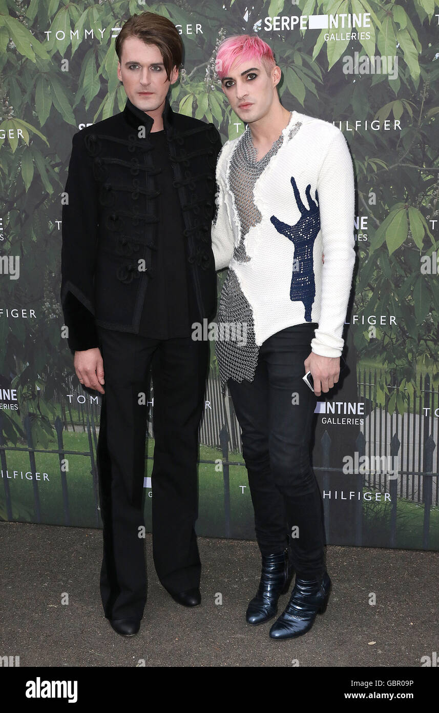 London, UK. 6th July, 2016. Gareth Pugh and Carson McColl attending The Serpentine Summer Party 2016 Co-Hosted By Tommy Hilfiger at The Serpentine Gallery in London, UK. Credit:  Stills Press/Alamy Live News Stock Photo