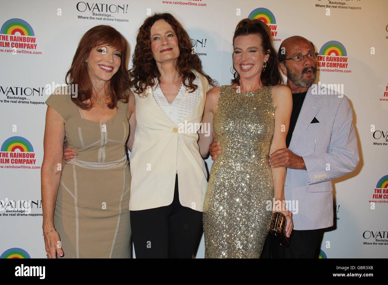 Hollywood, California, USA. 6th July, 2016. I15835CHW.The Rainbow Film Company Presents 'Ovation!' A New Film By Henry Jaglom - Los Angeles Premiere.DGA Theatre, Directors Guild Of America, Los Angeles, CA.07/06/2016.CATHY ARDEN, DIANE SALINGER, TANNA FREDERICK AND ZACK NORMAN . © Clinton H. Wallace/Photomundo International/ Photos Inc Credit:  Clinton Wallace/Globe Photos/ZUMA Wire/Alamy Live News Stock Photo