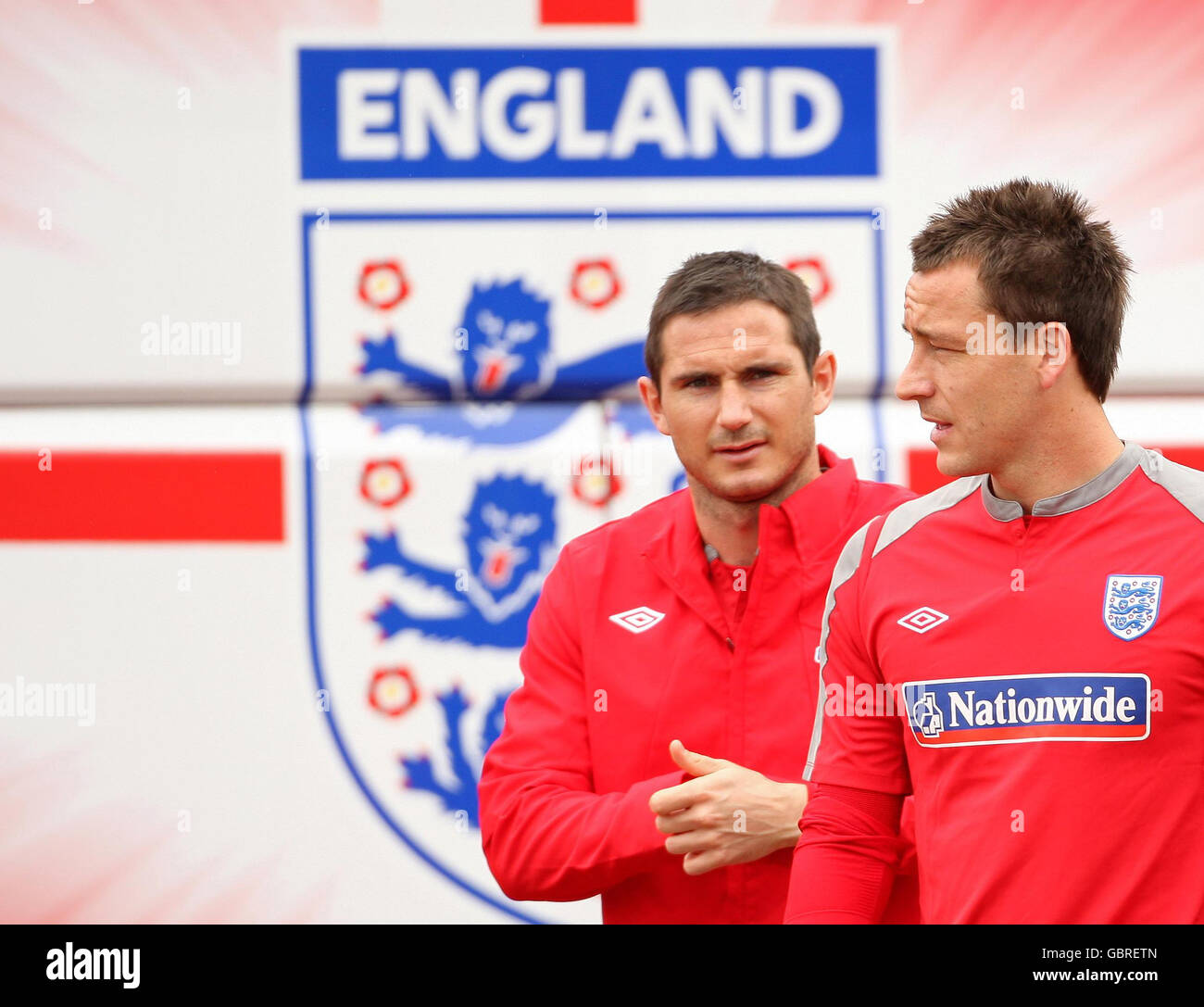 Soccer - England Training Session - London Colney Stock Photo