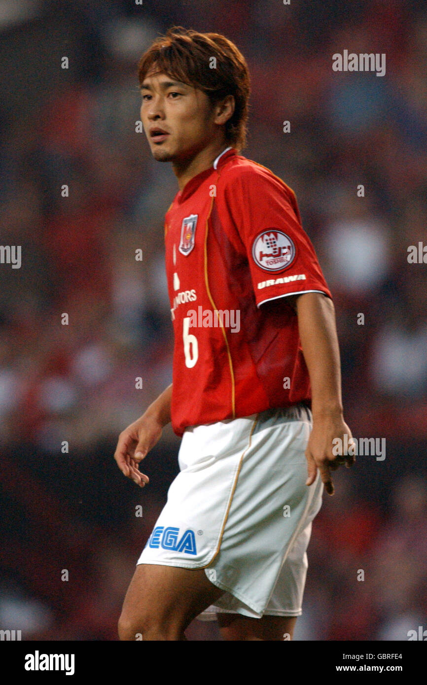 Nobuhisa Yamada looks on after the testimonial for Nobuhisa