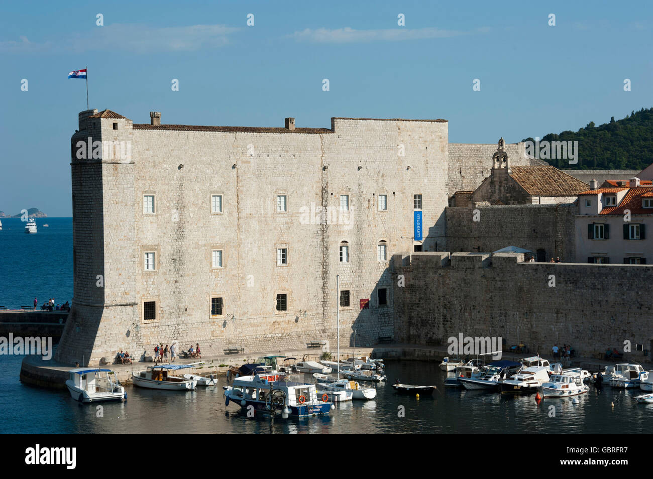 St John fortress, old town, Dubrovnik, Dalmatia, Croatia / Sveti Ivan Stock Photo