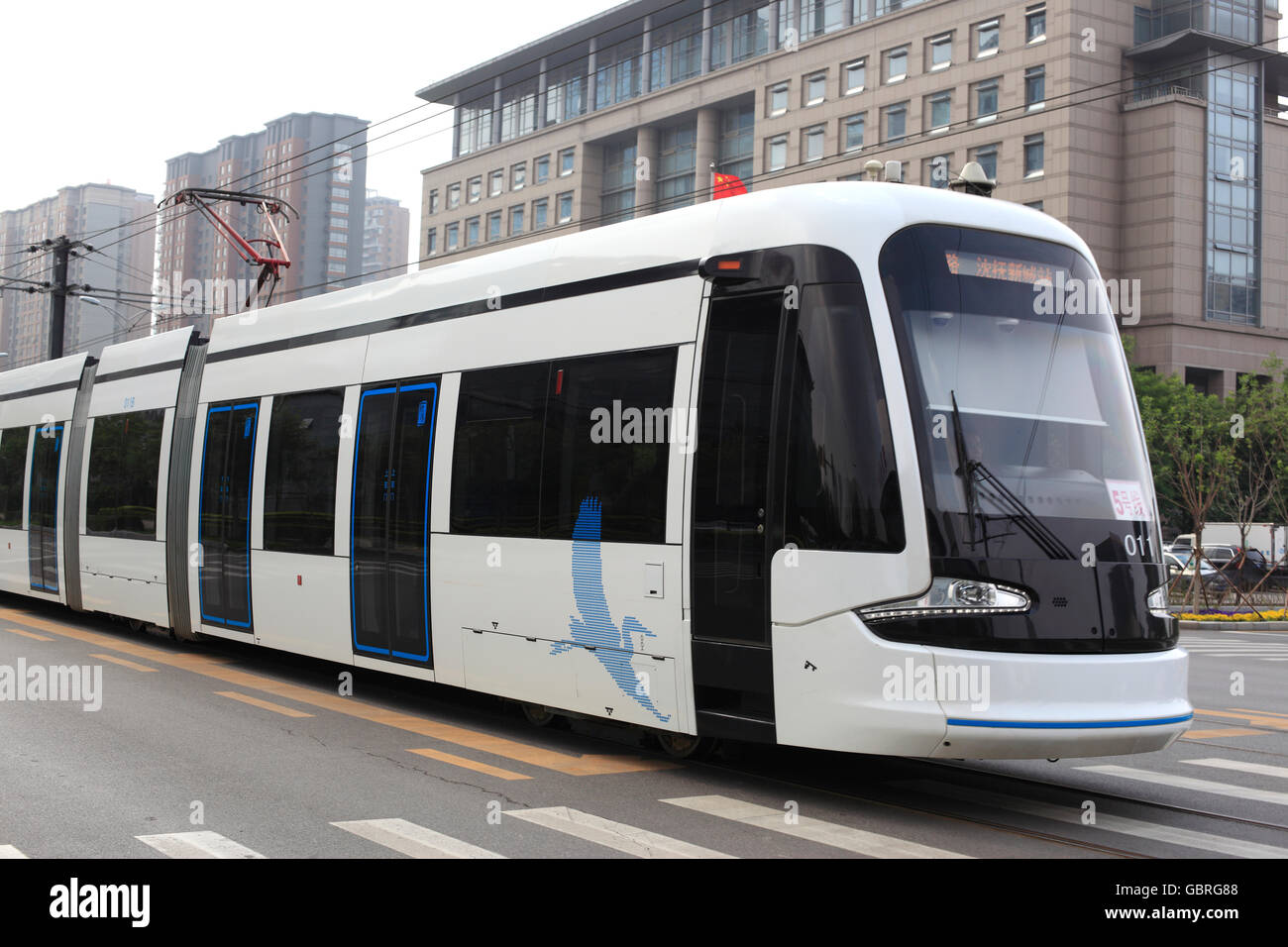 Shenyang urban light rail Stock Photo Alamy