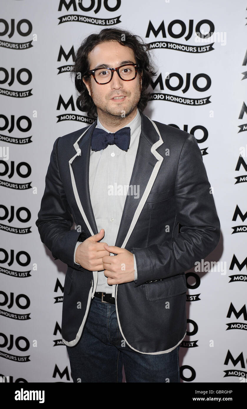 Sean Lennon arrives at the Mojo Awards at The Brewery in London. Stock Photo