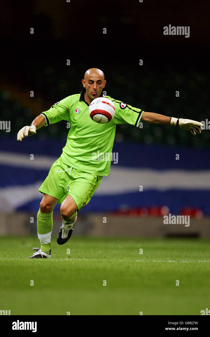 Soccer - Friendly - Barcelona v Parma. Vincenzo Sicignano, Parma goalkeeper Stock Photo