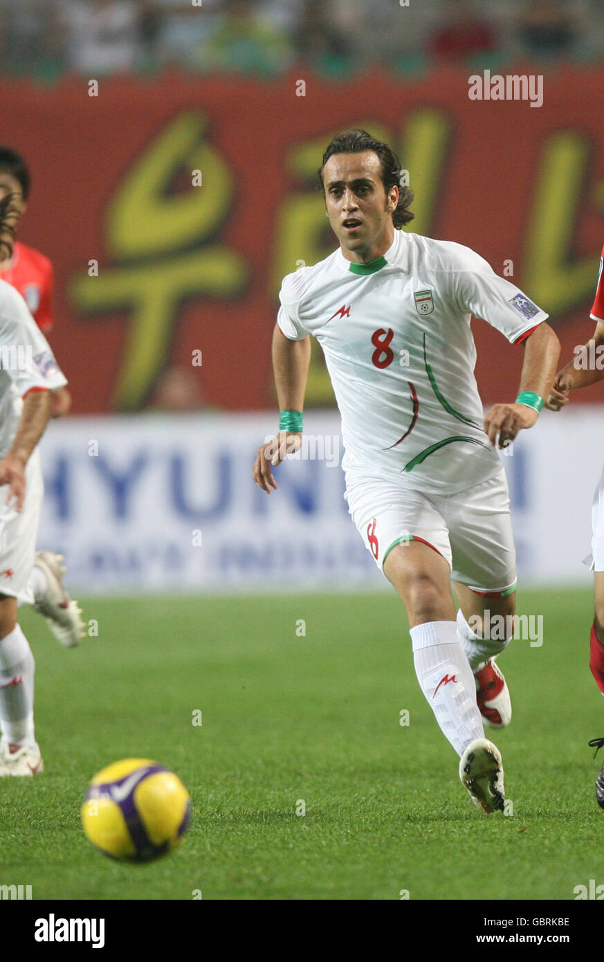 Soccer - FIFA World Cup 2010 - Qulaifying Round - Group Two - South Korea v Iran - Seoul World Cup Stadium. Ali Karimi, Iran Stock Photo