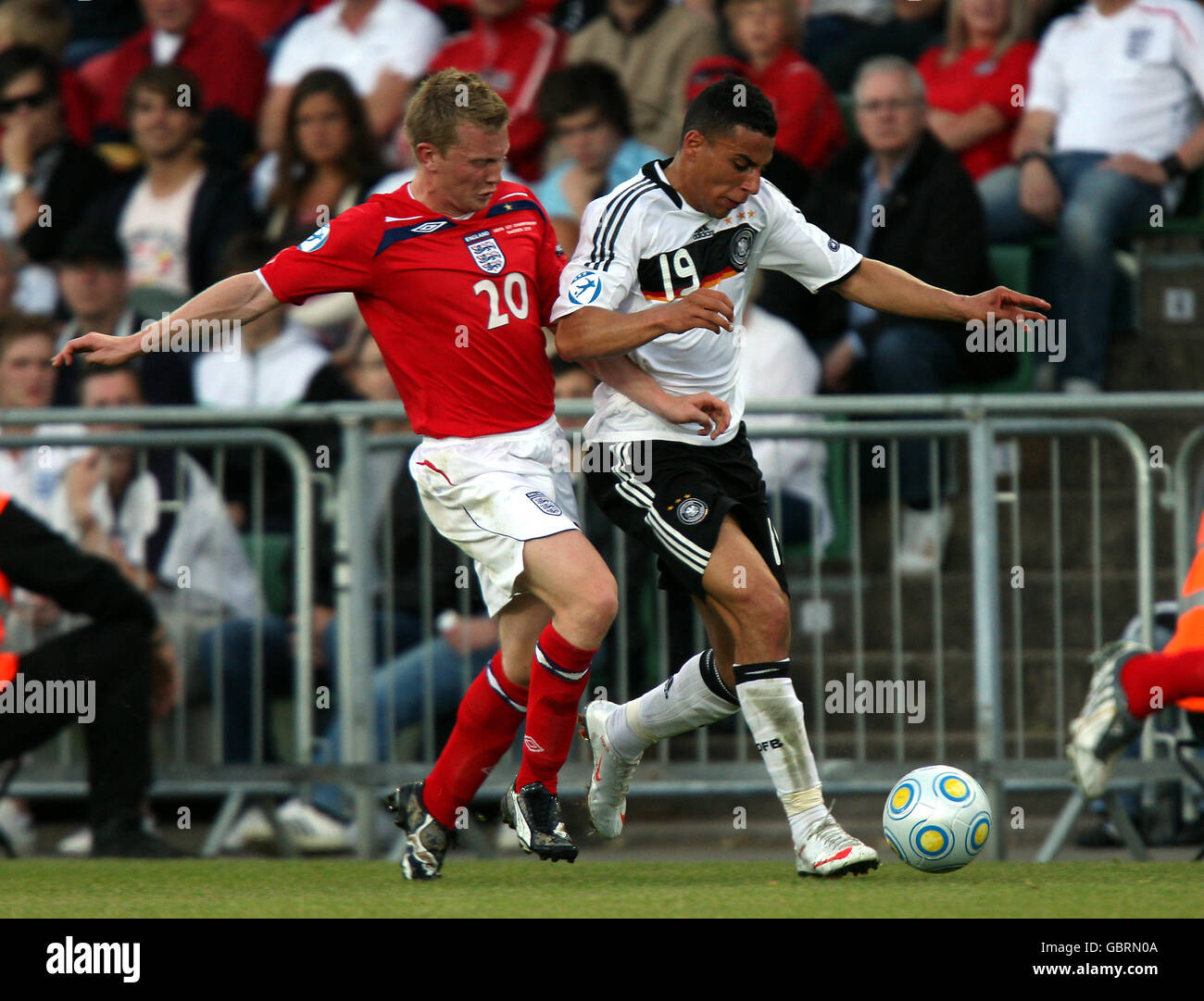 Soccer - UEFA Under 21 European Championship - Group B - Germany v England - Orjans Vall Stock Photo