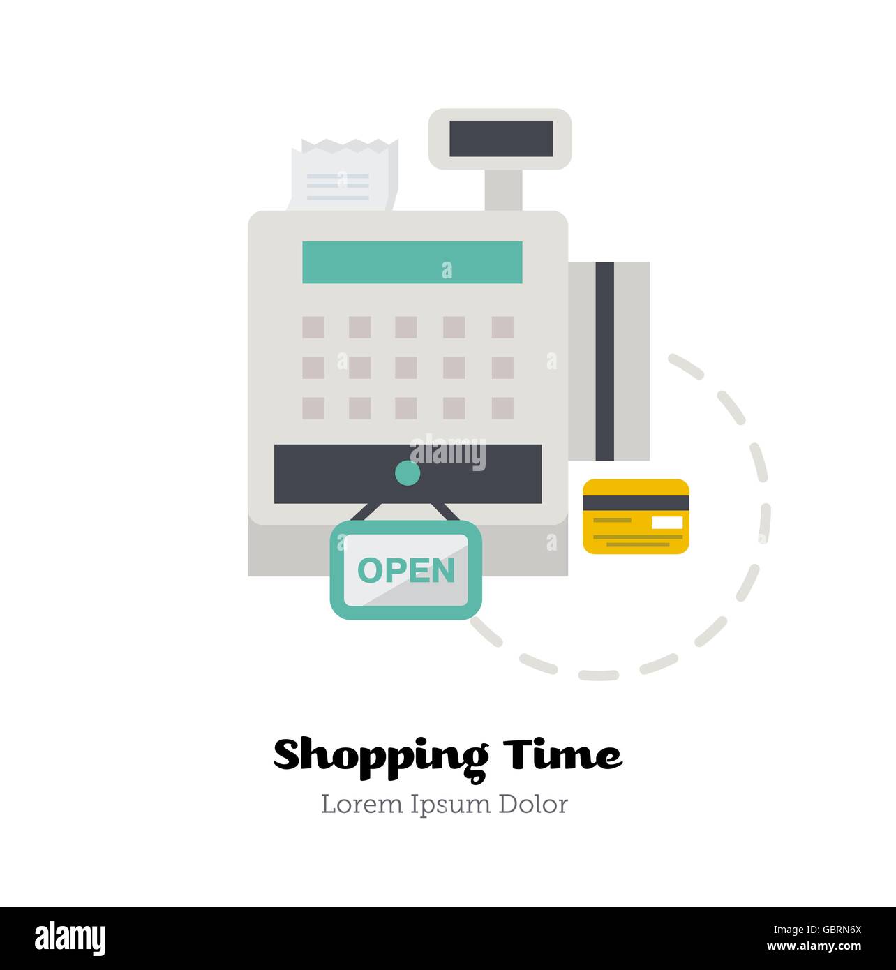 Credit cards accepted. Vector Illustration Stock Vector Image & Art - Alamy