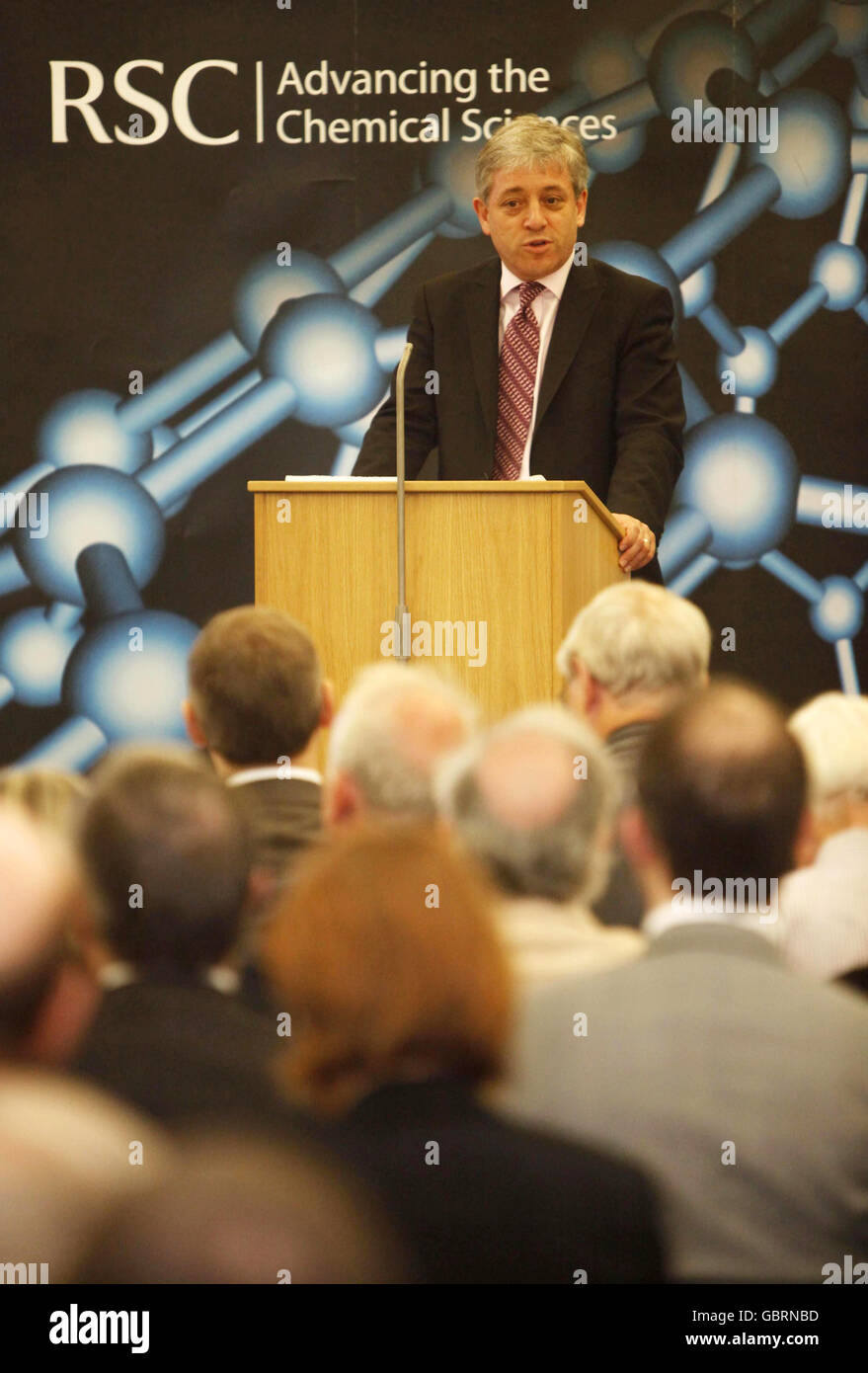 John Bercow, Speaker of the House of Commons, making his first public