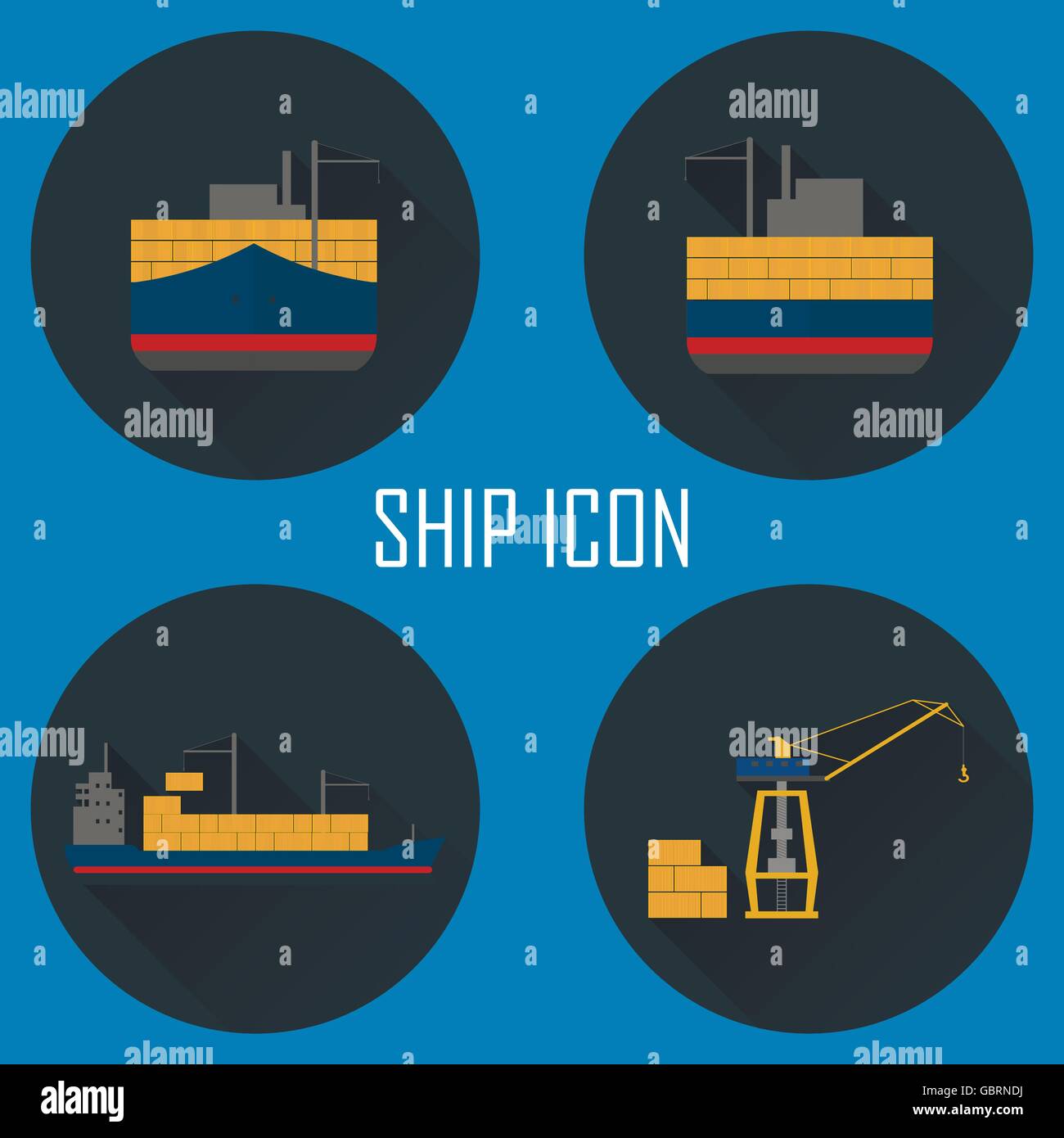 Logistic icon set for Web or Mobile aplication Stock Vector Image & Art ...