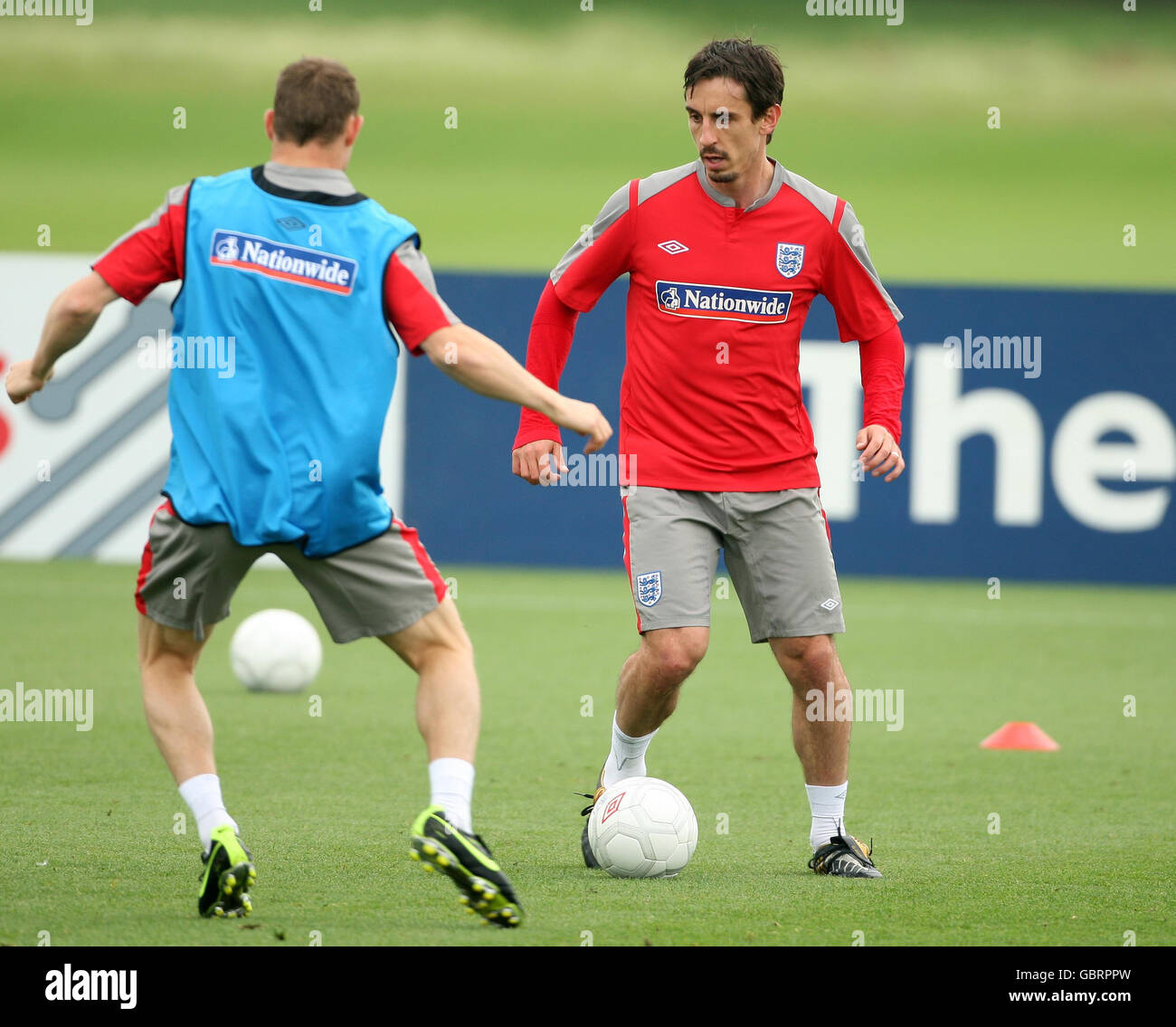 Soccer - England Training Session - London Colney Stock Photo