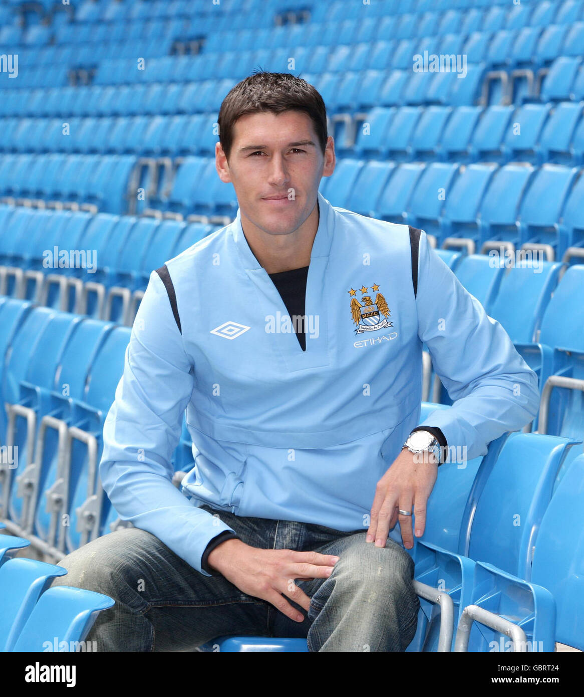 Soccer - Gareth Barry Press Conference - City of Manchester Stadium