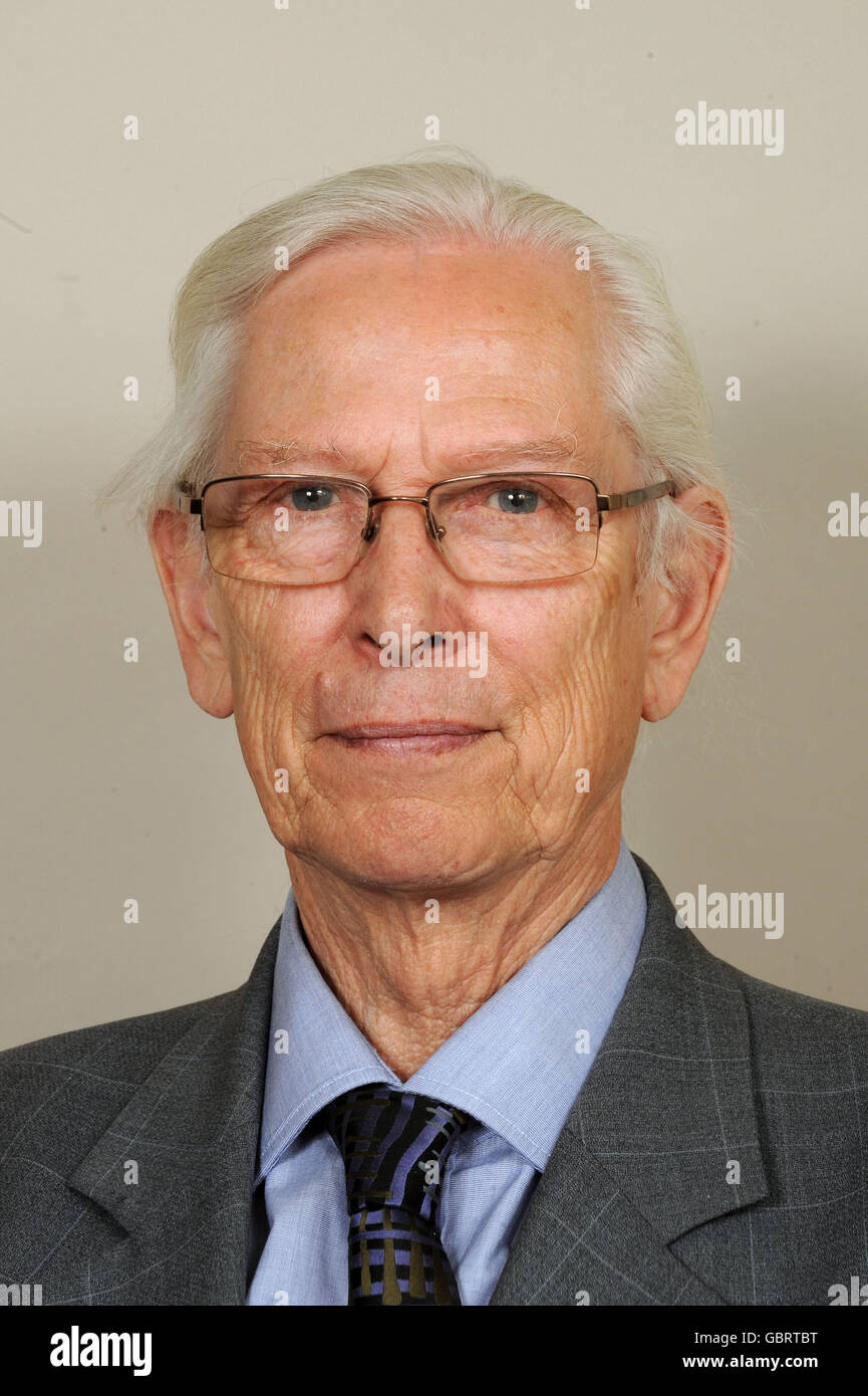 Lord Walpole is photographed inside the Houses of Parliament in London