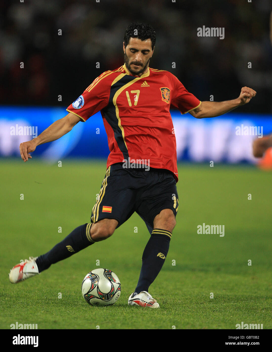 Soccer - Confederations Cup 2009 - Group A - Spain v Iraq - Free State Stadium Stock Photo