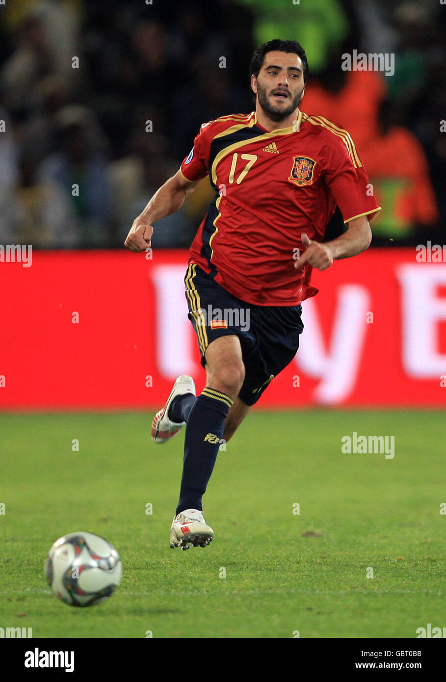 Soccer - Confederations Cup 2009 - Group A - Spain v Iraq - Free State Stadium Stock Photo