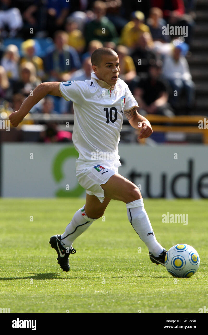 Soccer uefa under 21 european championship group a sweden v italy