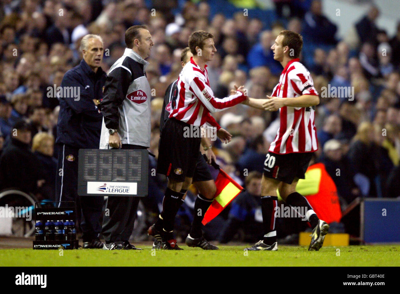 Billet Match Leeds United Vs Sunderland – Coupe De La Ligue 1993 – Plié
