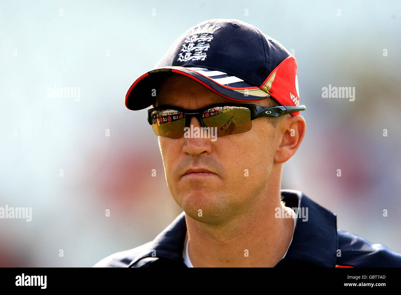 Cricket - ICC World Twenty20 2009 - Warm Up Match - England v Scotland - Trent Bridge. England head coach Andy Flowers Stock Photo