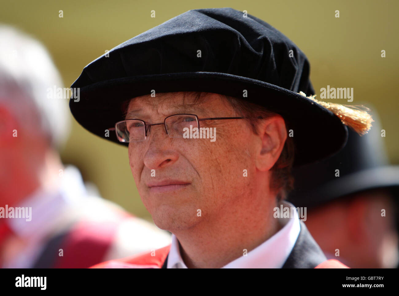 Founder of The Microsoft Corporation Bill Gates at the Senate House at
