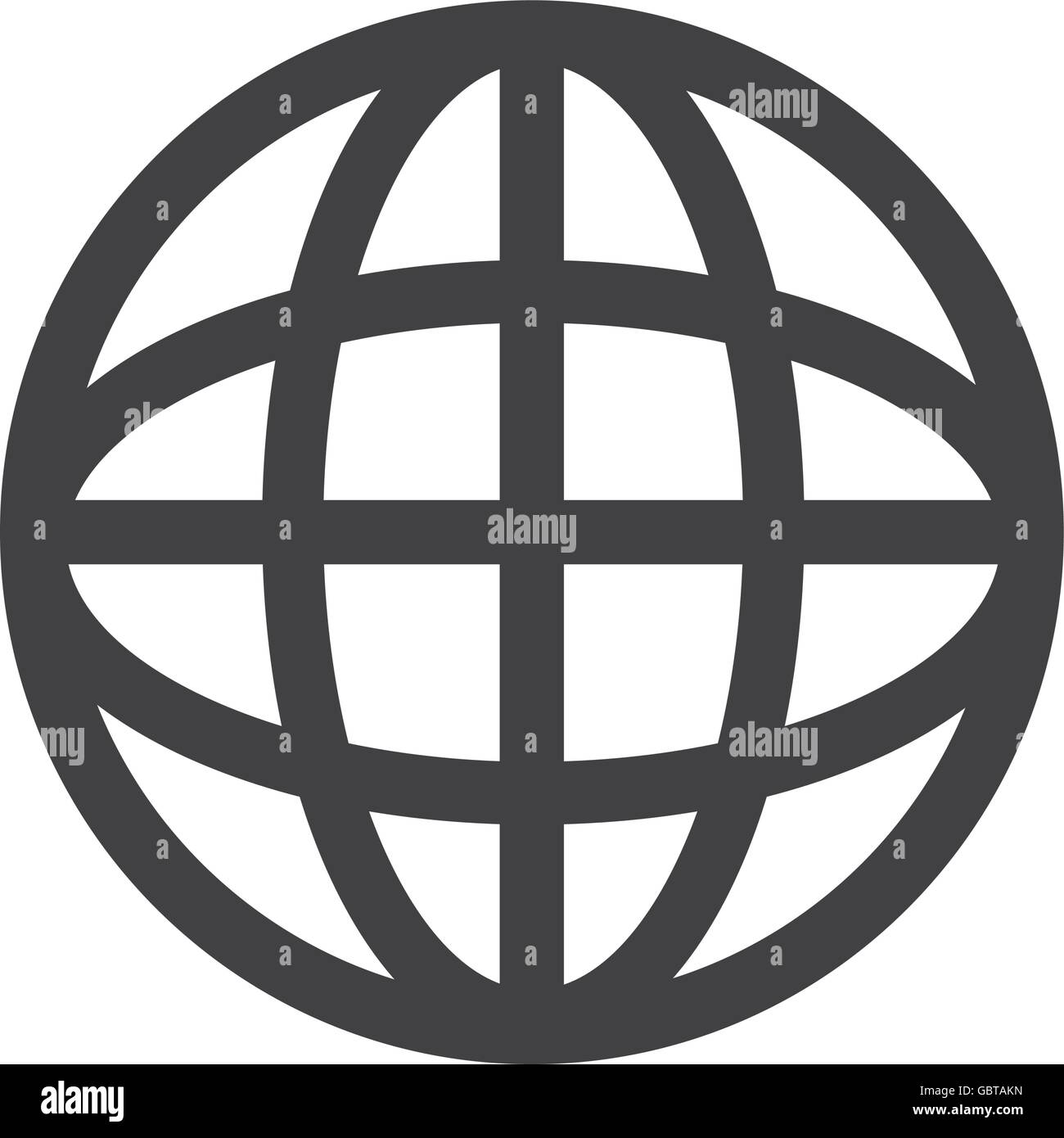 earth globe diagram icon Stock Vector Image & Art - Alamy
