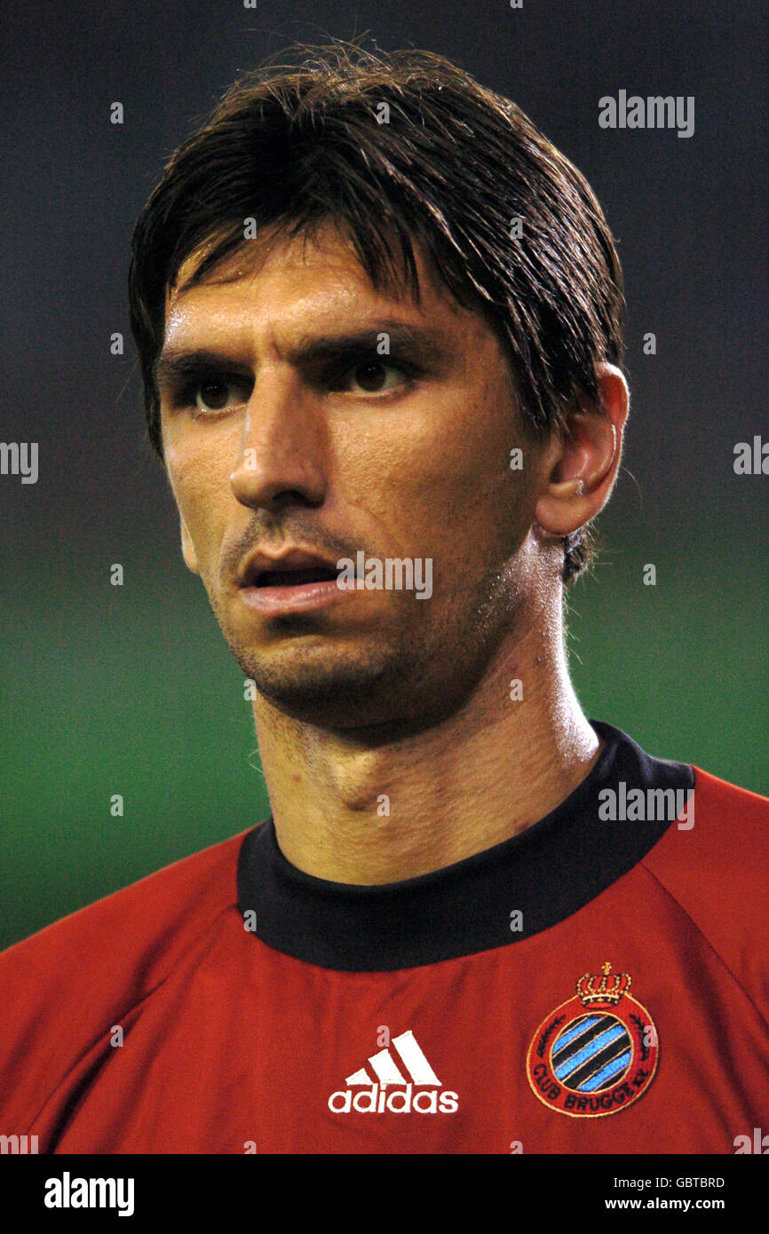 Soccer - UEFA Champions League - Second Qualifying Round - First Leg - Club  Brugge v Lokomotiv Plovdiv. Gaetan Englebert, Club Brugge Stock Photo -  Alamy