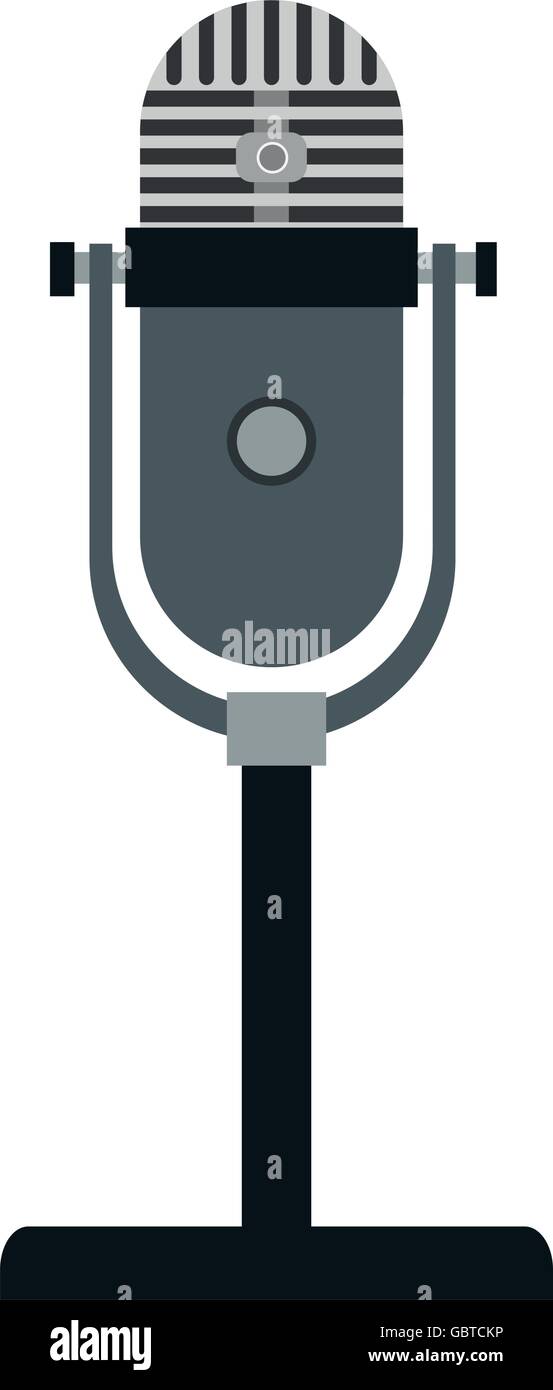 vintage microphone icon Stock Vector Image & Art - Alamy