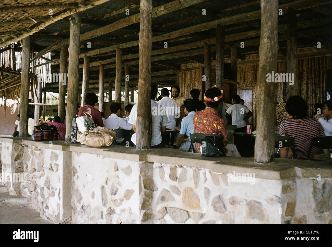 geography / travel, Micronesia, Caroline Islands, Truk Lagoon, Moen Isle, airport, 1974, Additional-Rights-Clearences-Not Available Stock Photo