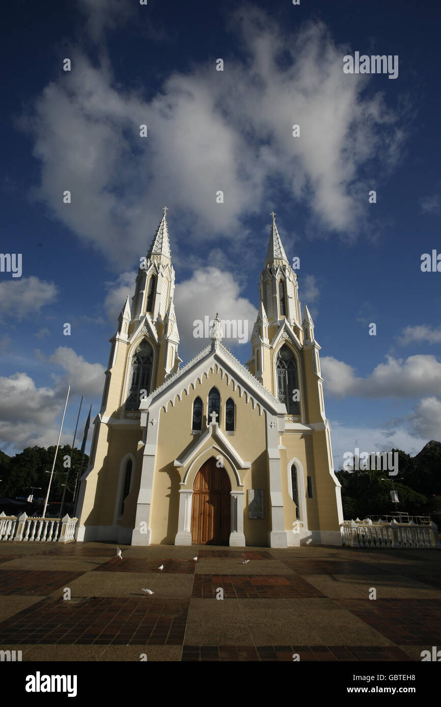 the Catedral in the town of El valle del Espiritu Santo on the Isla