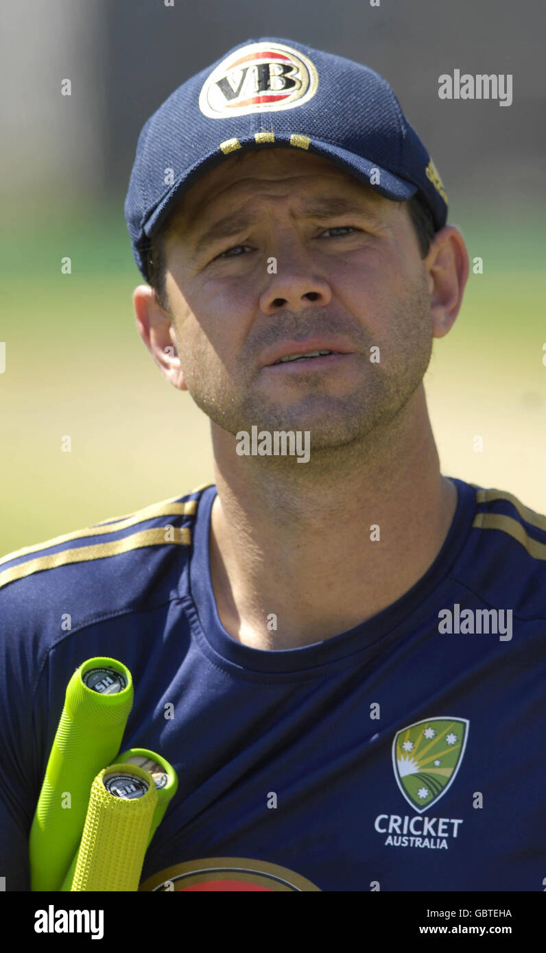 Cricket - Australia Training Session - County Ground Stock Photo