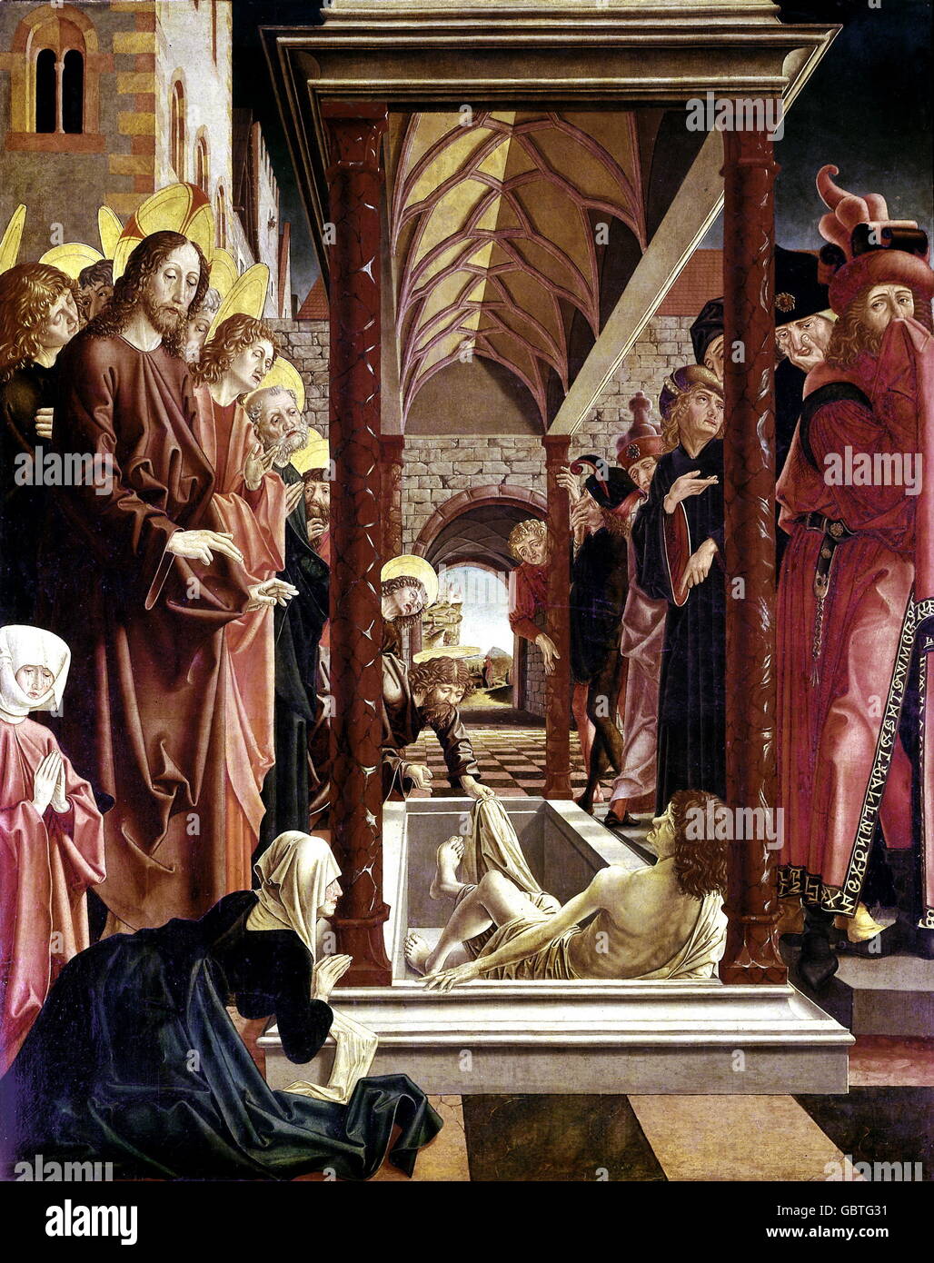 fine arts, religious art, Jesus Christ, miracle, painting "Die