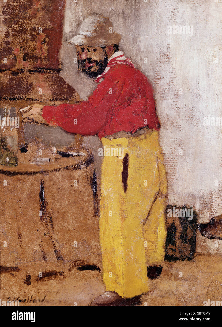 fine arts, Vuillard, Edouard (1868 - 1940), painting, 'Henri de Toulouse Lautrec', 1898, Museum Albi, Stock Photo