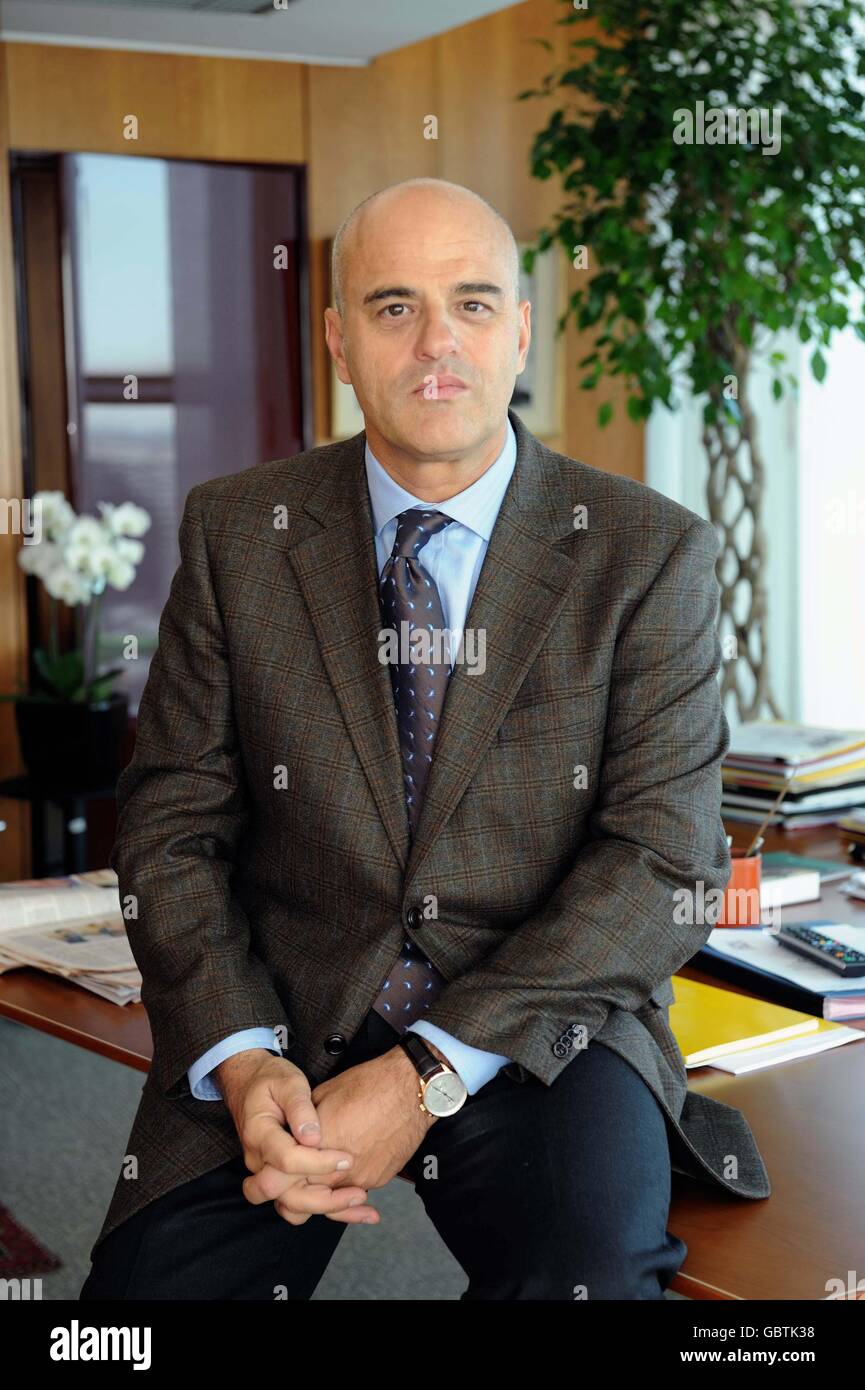 Claudio Descalzi, CEO of ENI Credit © Claudio Brufola/Sintesi/Alamy ...