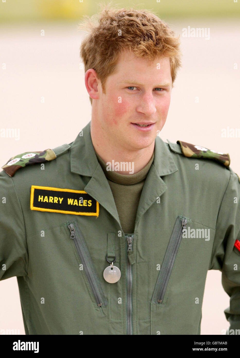 Princes William and Harry RAF photocall Stock Photo