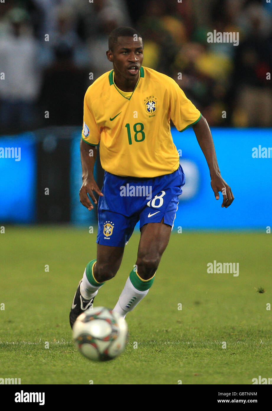 Soccer - Confederations Cup 2009 - Group B - Brazil v Egypt - Free State Stadium Stock Photo