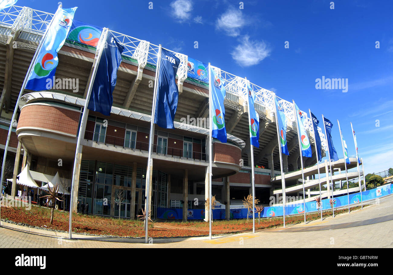 Soccer - Confederations Cup 2009 - Group B - Brazil v Egypt - Free State Stadium Stock Photo