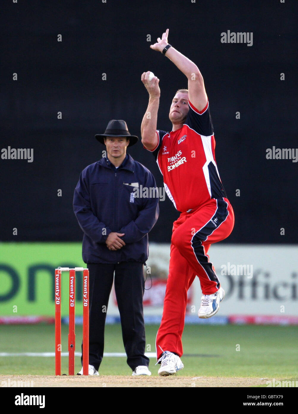 Cricket - Twenty20 Cup 2009 - North Division - Derbyshire v Lancashire - County Ground Stock Photo