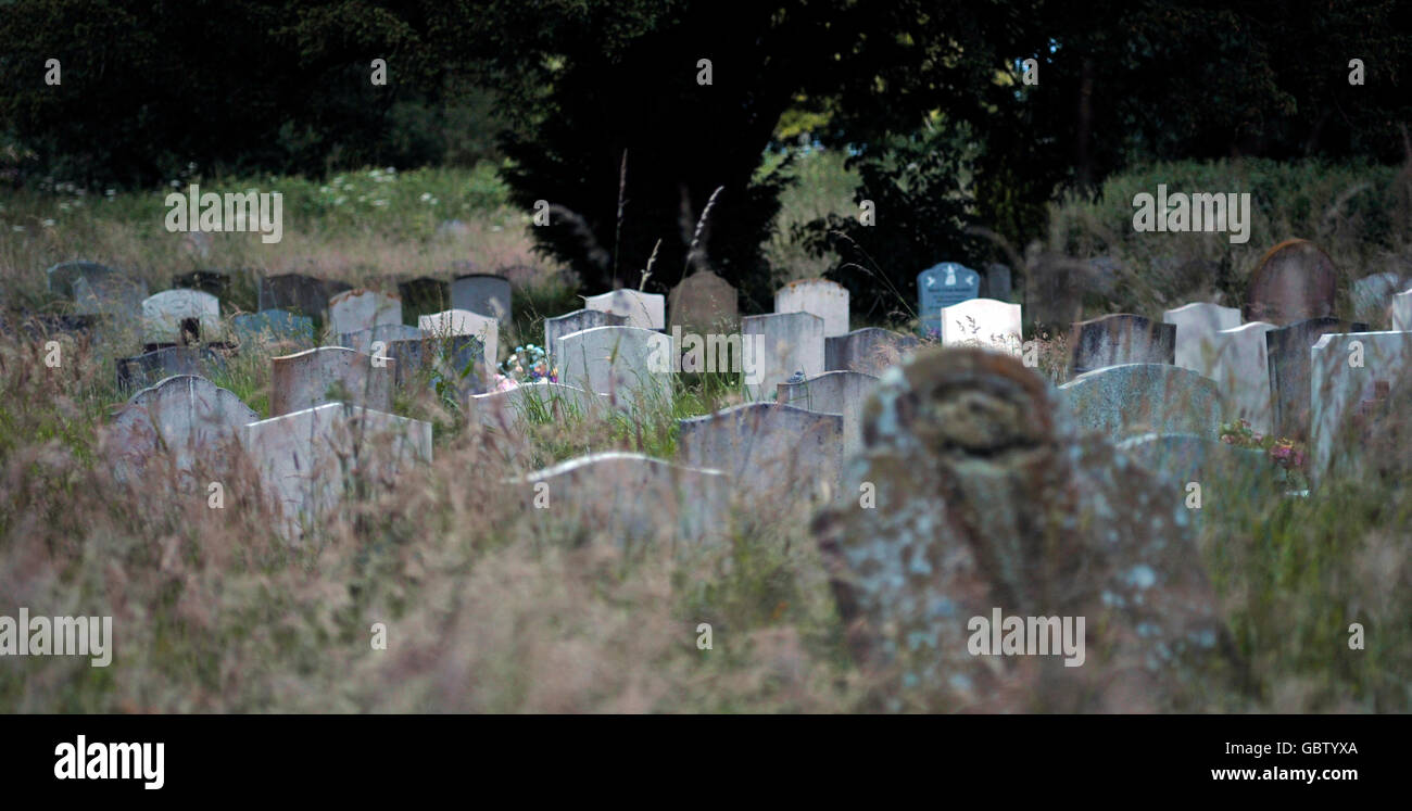 grave yard Stock Photo