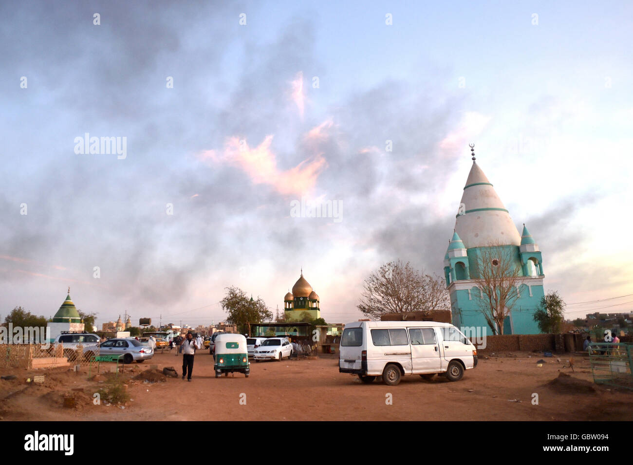 Africa, Sudan, Omdurman, Hamid El-Nil mosque Stock Photo