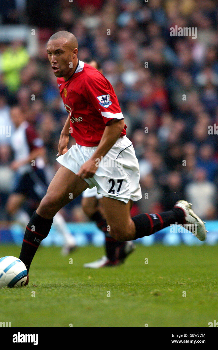 Soccer - FA Barclays Premiership - Manchester United v Middlesbrough. Mikael Silvestre, Manchester United Stock Photo