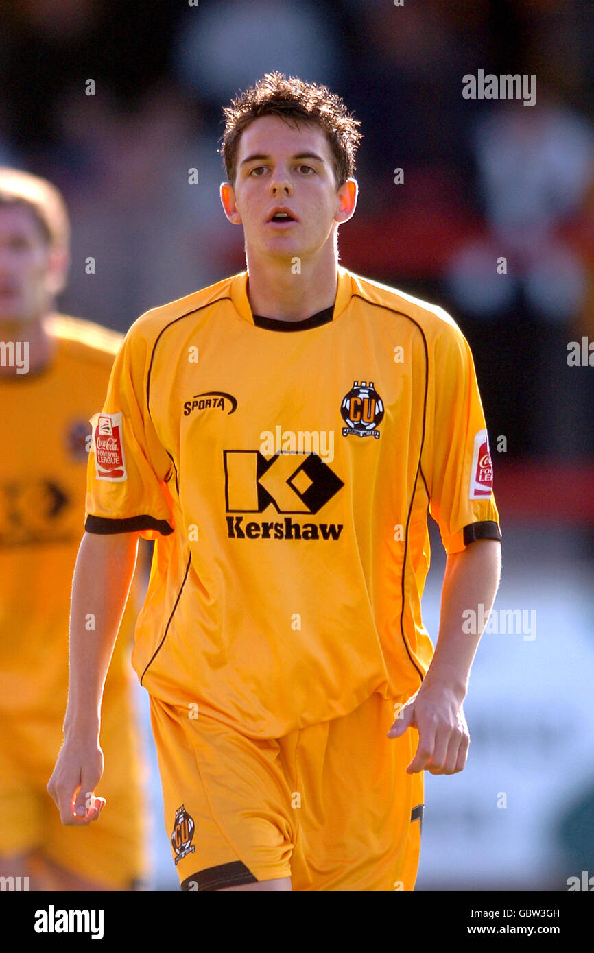 Soccer CocaCola Football League Two Kidderminster Harriers v