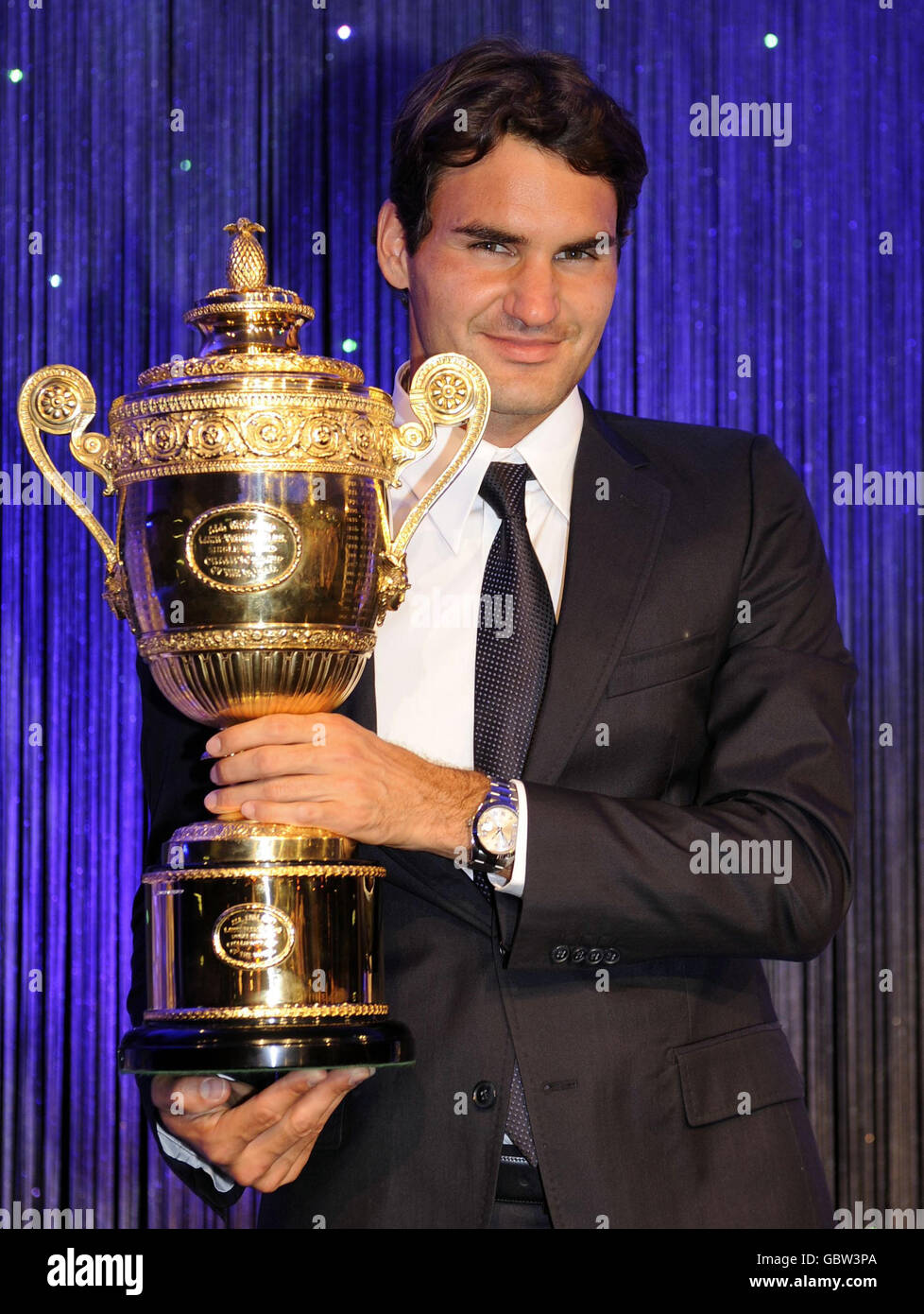 Wimbledon Champion Roger Federer during the Champions Dinner at the