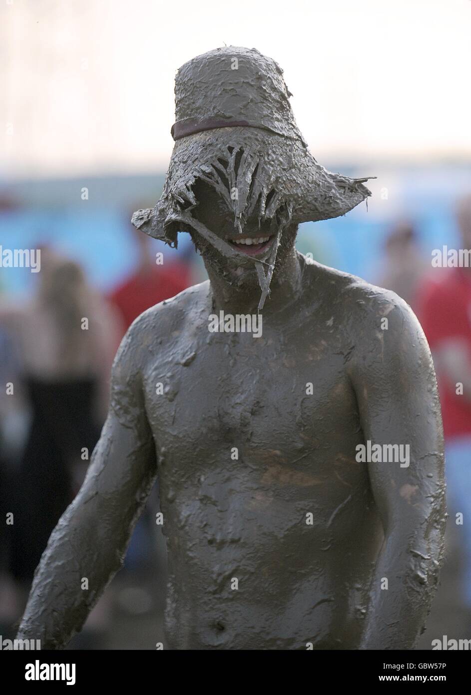 Covered in mud glastonbury hi-res stock photography and images - Alamy